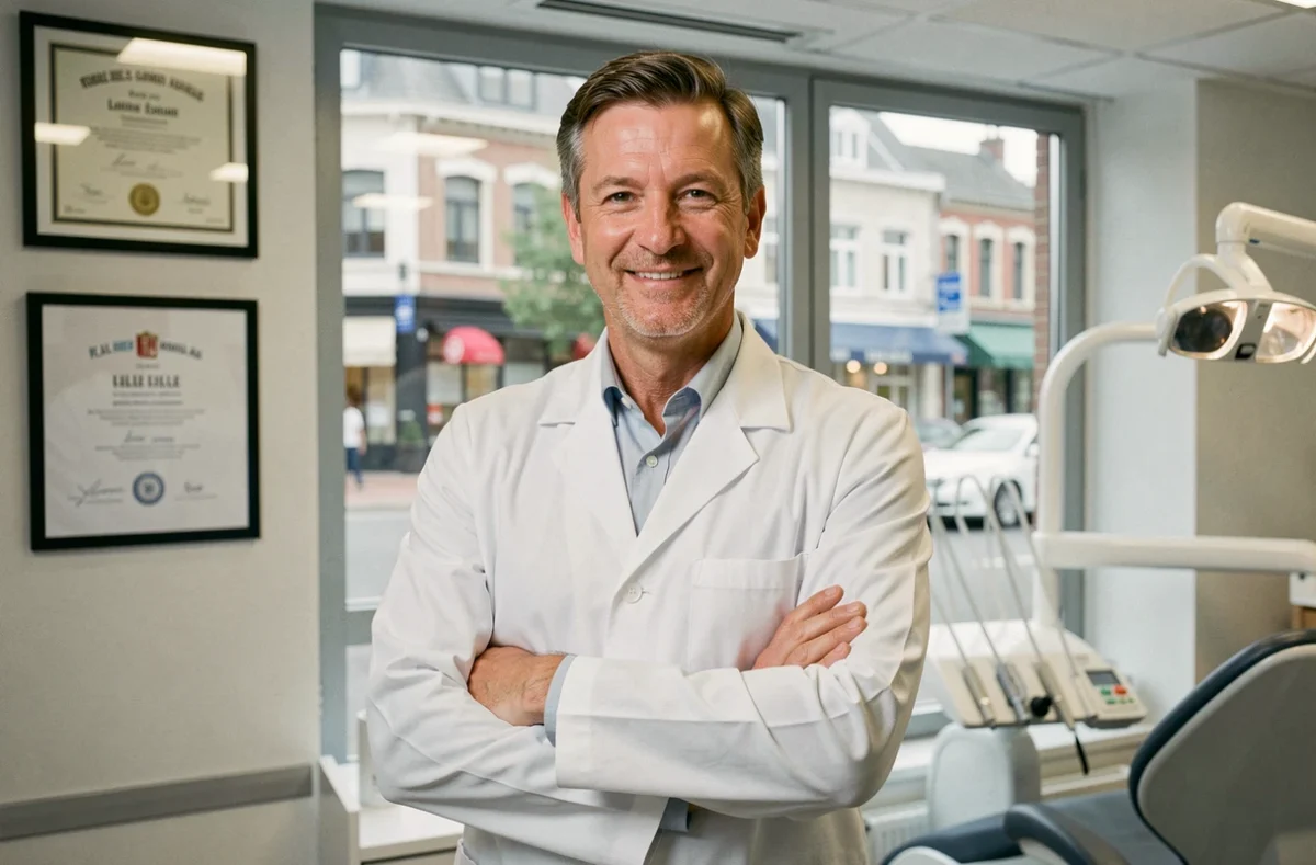 Portrait du Dr Marc-Antoine Vandevelde, dentiste à Lille