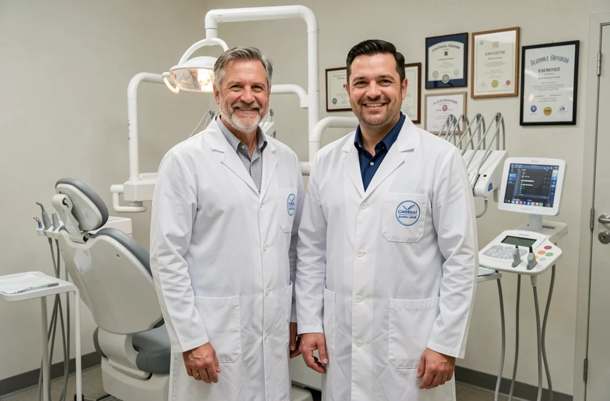 Drs Carpentier Dimitri et Verhulst Frédéric, dentistes associés à Cambrai