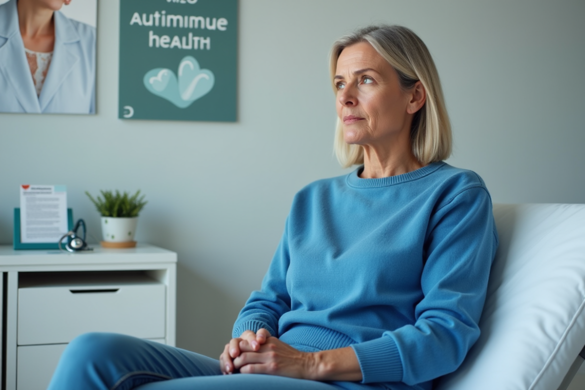 Femme contemplative en consultation médicale