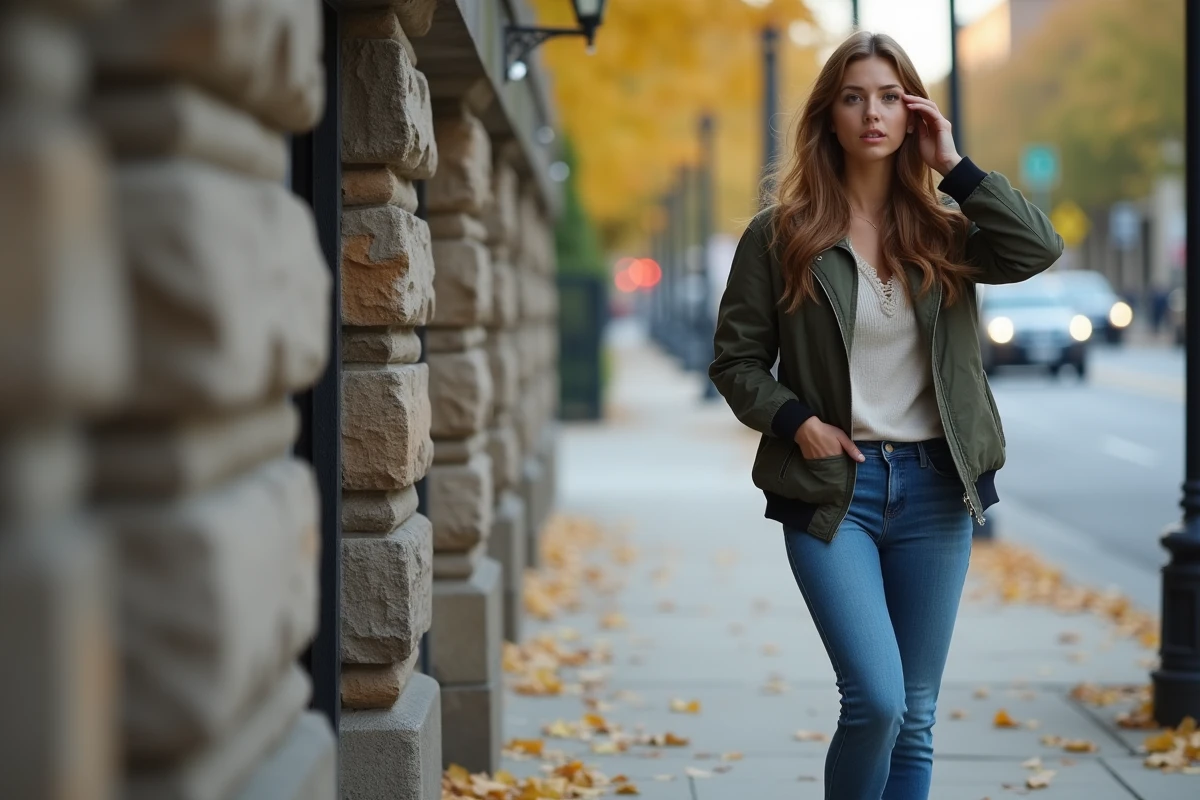 Jeune femme en plein air s'appuyant contre un mur avec un vertige soudain dans la rue